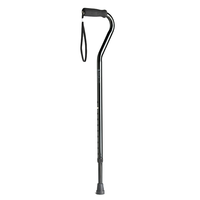 Swan Neck Walking Stick with Strap