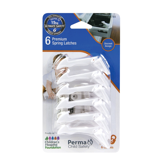 Perma Child Safety Corner Drawer Locks - 2 Pack - Bunnings Australia