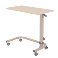 Aspire Overbed Table - Thermoform Recessed Top - Cream