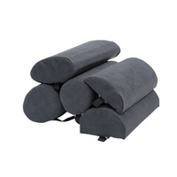 Lumbar Roll - D Shape - Memory Foam