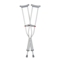 Underarm Crutches - Red Dot
