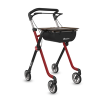 Aspire Vogue Indoor Walker - Red/Black