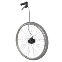 Rear Wheels w/Drum Brakes Kit - 24in