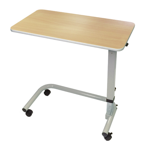 Aspire Overbed Table - Laminate Flat Top - Beech