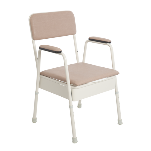 Aspire Classic Bedside Commode - Champagne