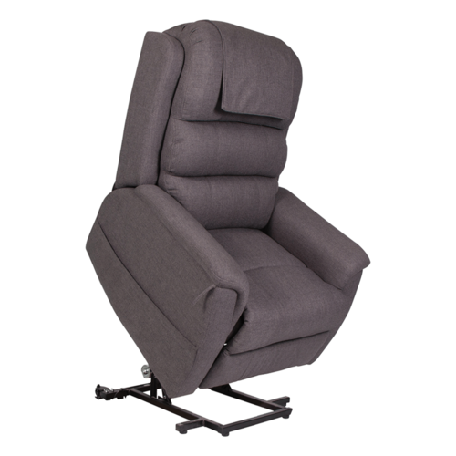 Aspire IDAHO Lift Recline Chair - Dual Action - Charcoal Fabric