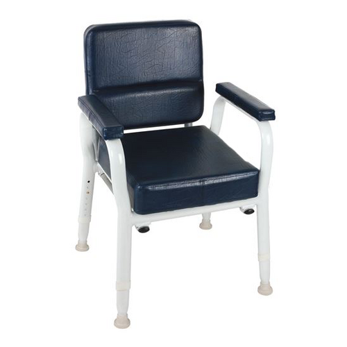 Freedom Low Back Utility Chair – Blue Vinyl - LSR535