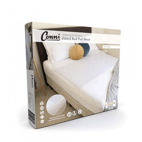Conni Fitted Bed Pad Sheet - Single