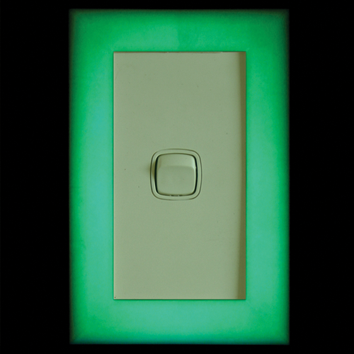 Dementia Care Glowing surround frame for light switches - standard size