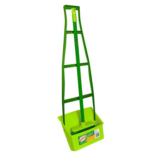 Dust Pan & Broom - Long Handled