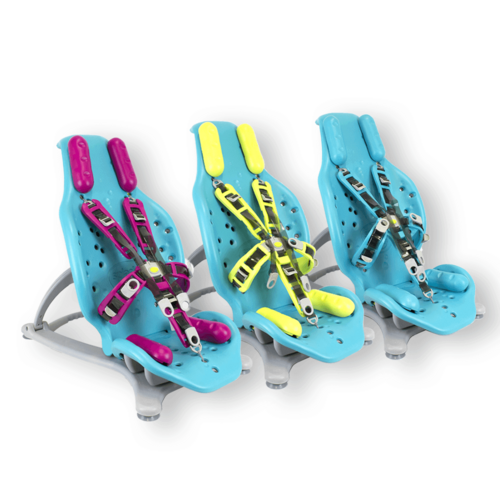 Firefly Splashy Portable Bath Seat - Blue Base w/Green Harness