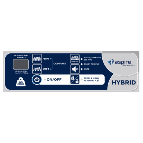 Aspire Lifecomfort HYBRID Mattress Digital Pump