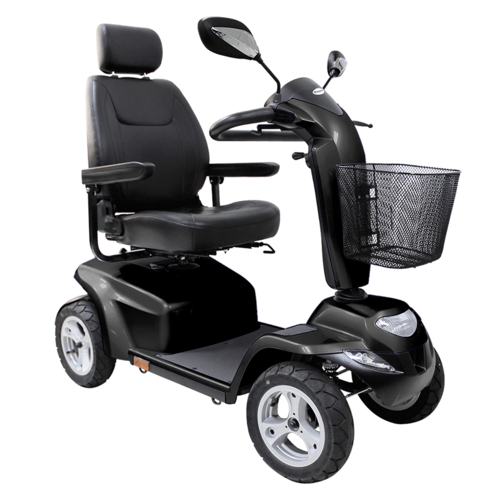 Aspire Deluxe HD 4 Wheel Mobility Scooter - HS898 - Black
