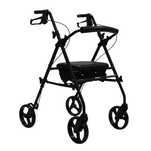 Aspire Flex Adjustable Seat Walker 8" - Black