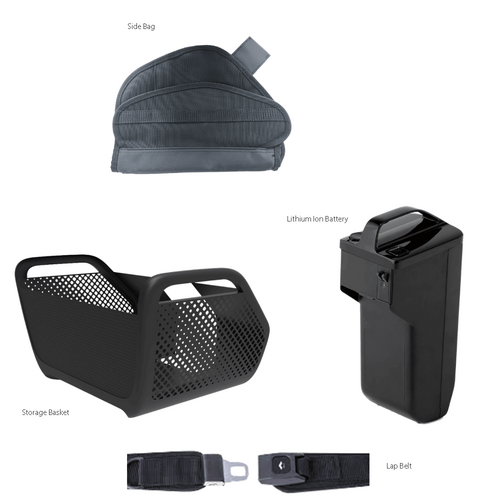 Whill Model C2 - Arm Covers - Black (Left)